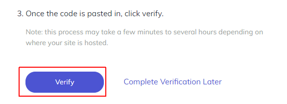完成後回到 Brave 按下「Verify」驗證