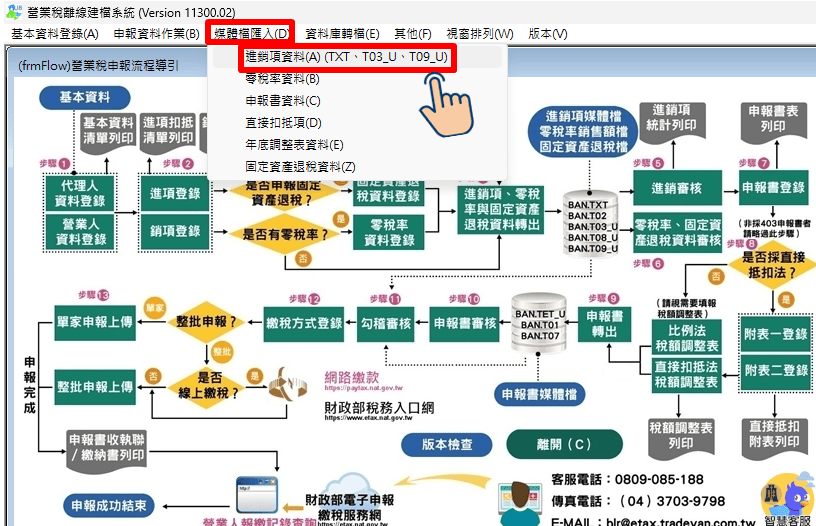 電子發票媒體申報檔